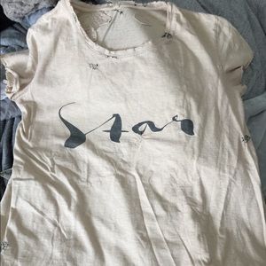 Magnolia Pearl Cotton Distressed T-Shirt